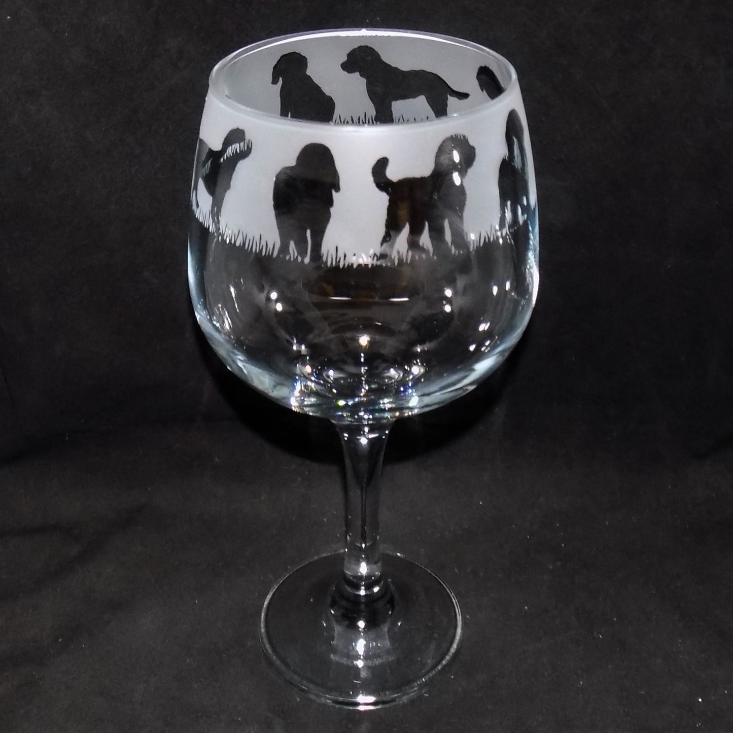 Cockapoo Gin Glass