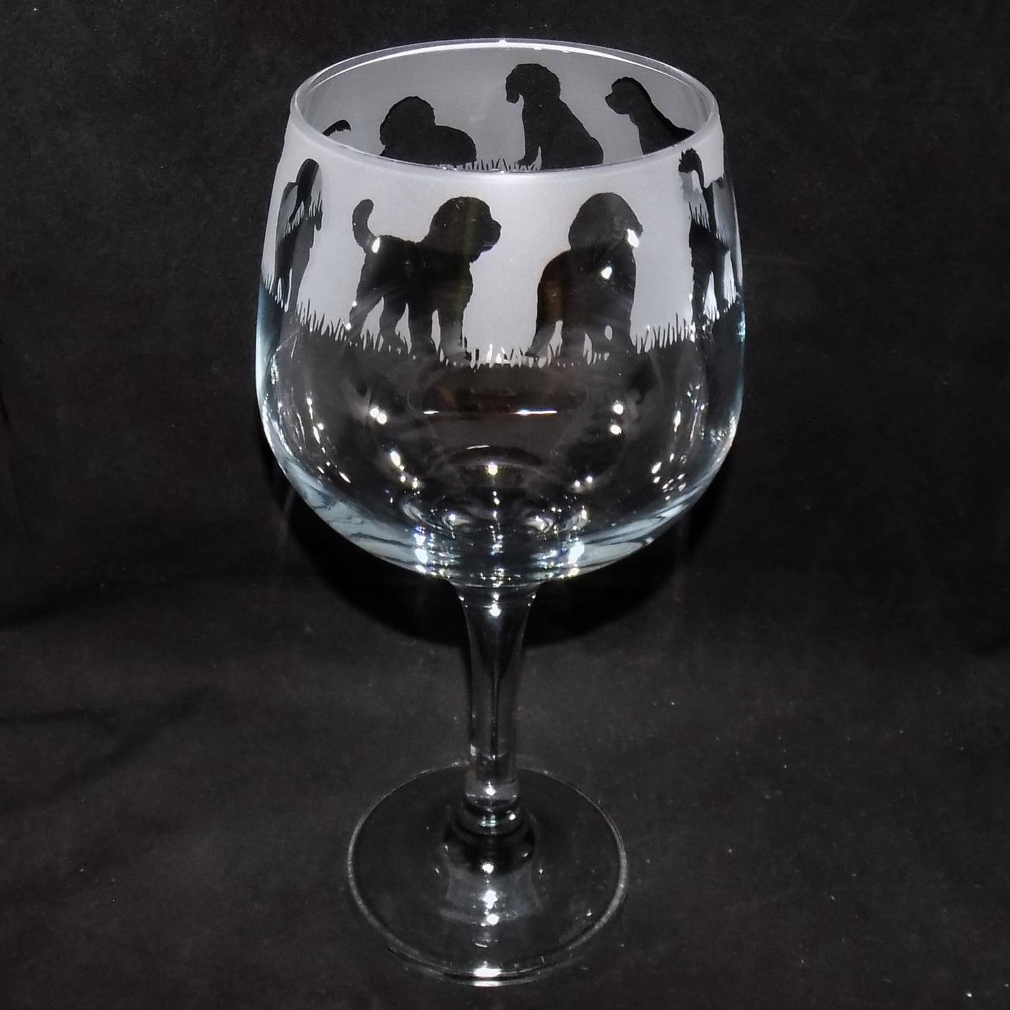 Cockapoo Gin Glass