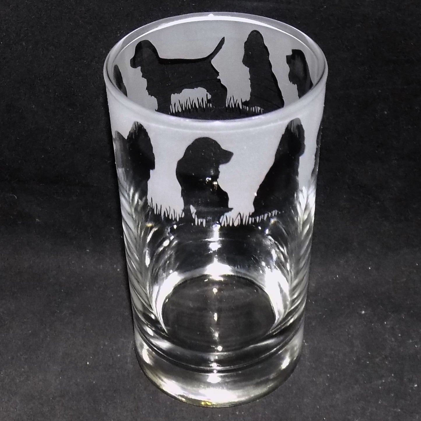 Cocker Spaniel Tall Glass