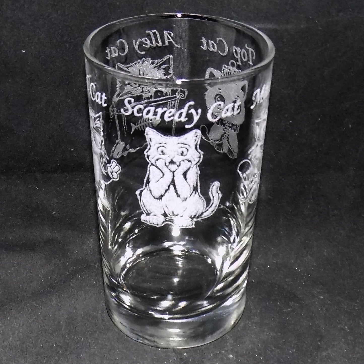 Cool Cat Tall Glass