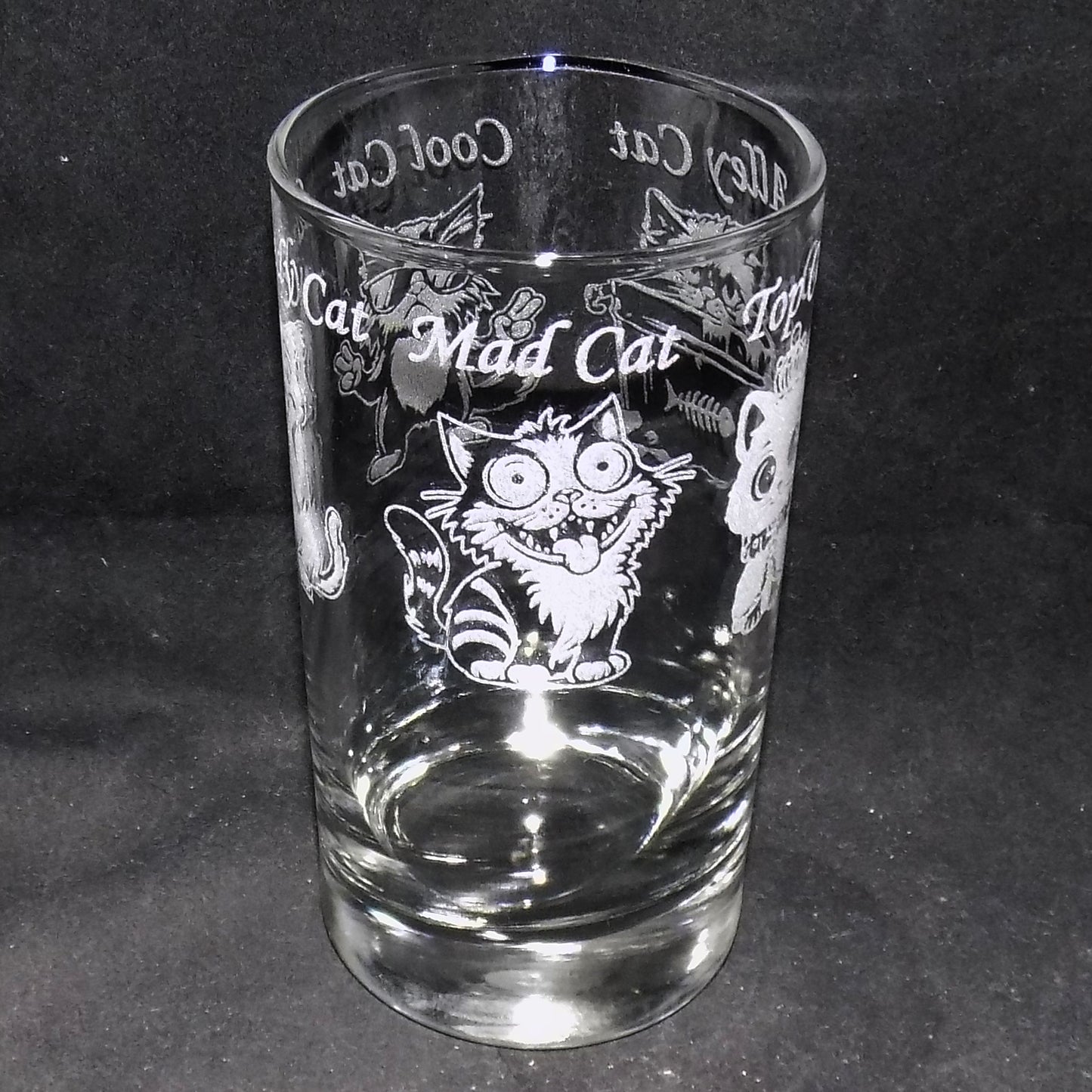 Cool Cat Tall Glass