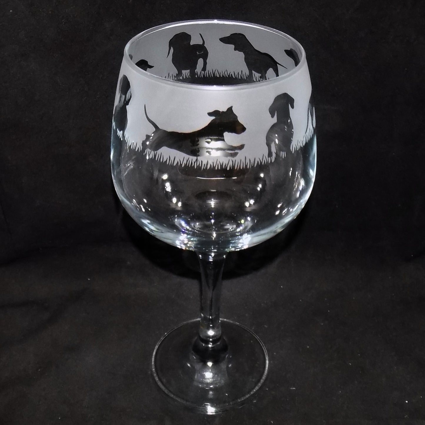 Dachshund (Short Haired) Gin Glass