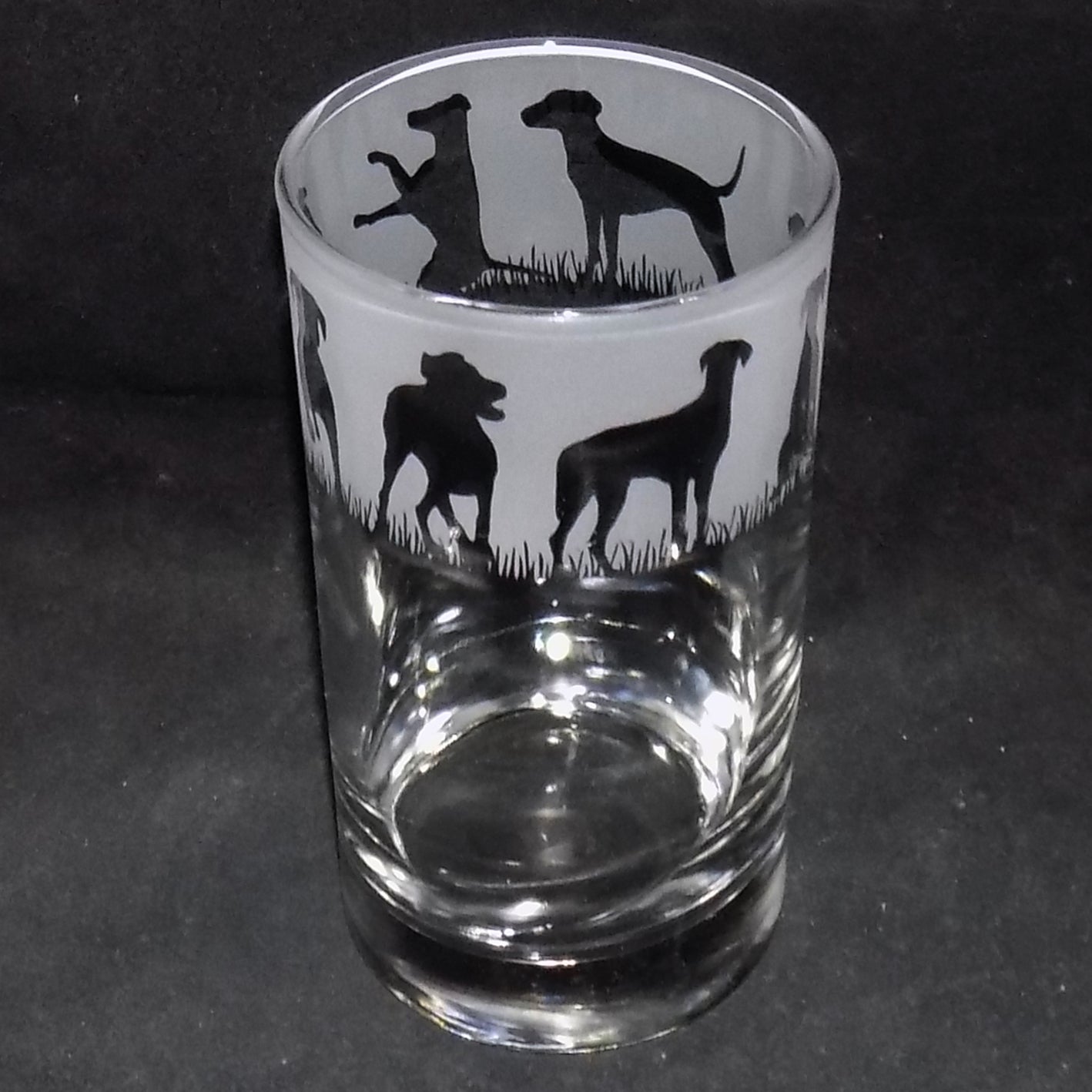 Doberman Tall Glass