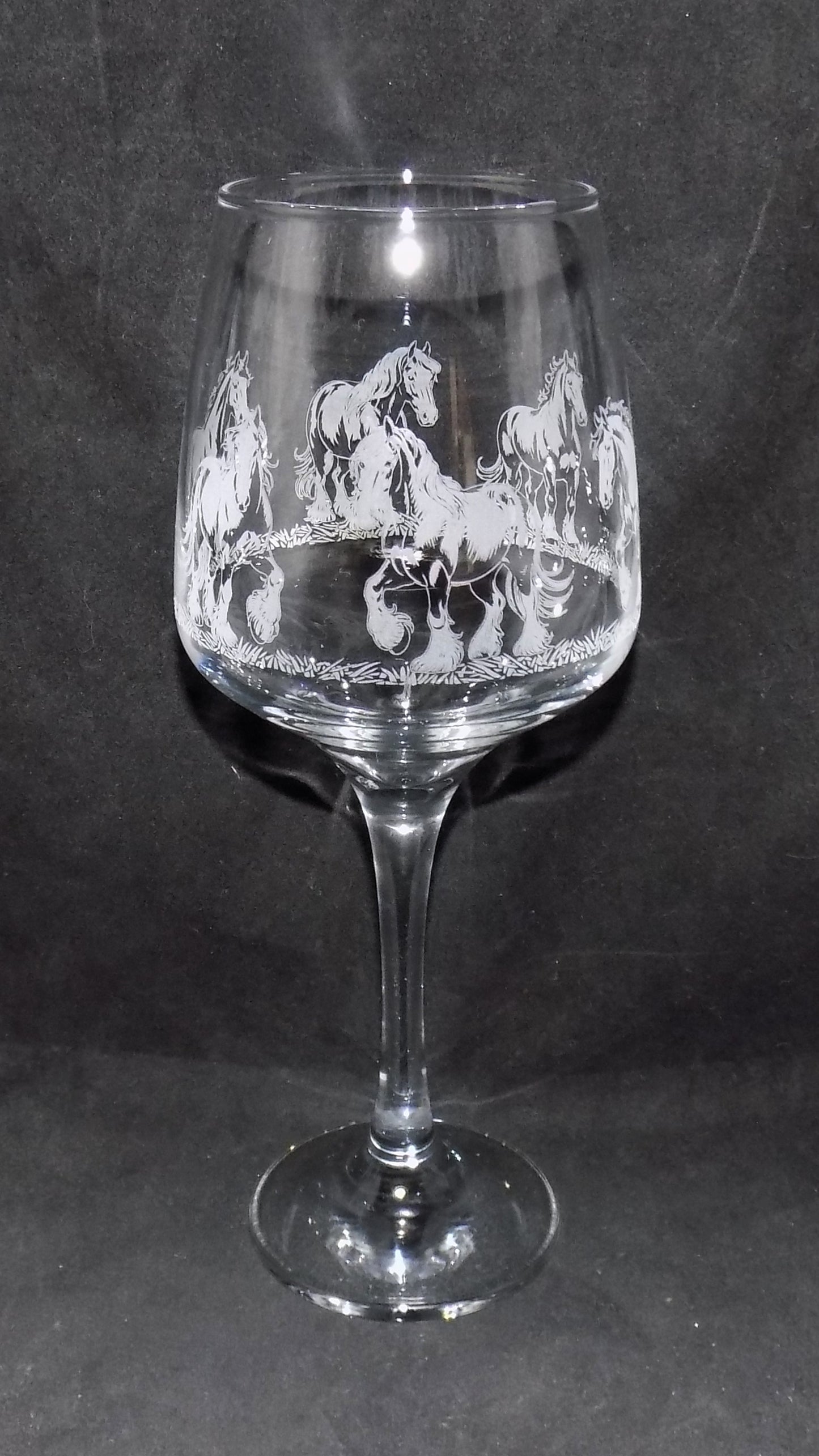 Draught Horse Stemmed Wine Glass