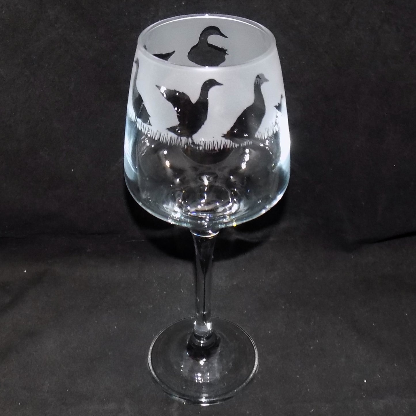 Duck Stemmed Wine Glass