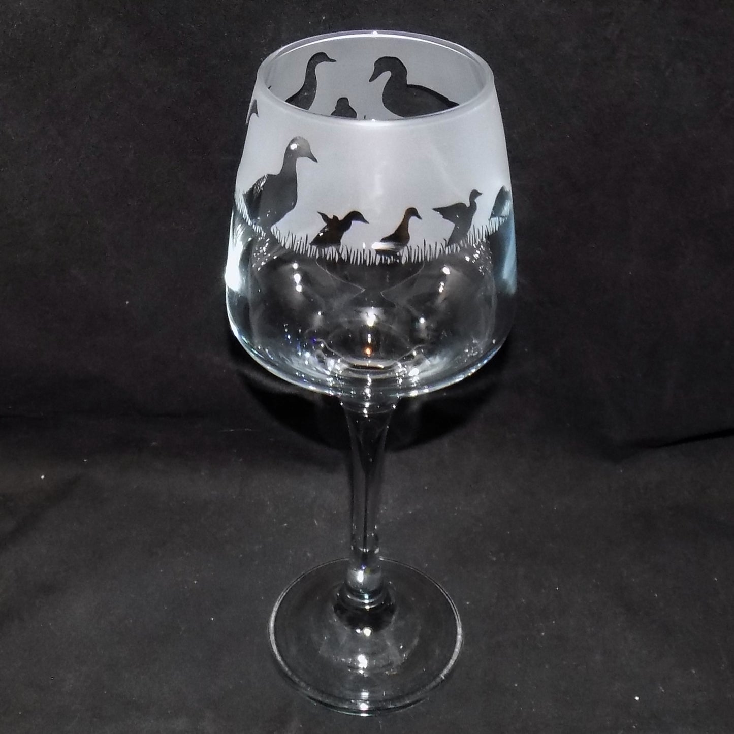 Duck Stemmed Wine Glass