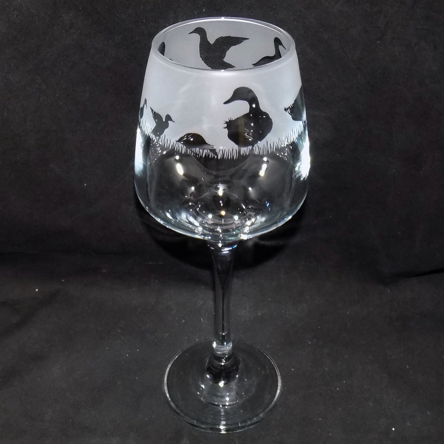 Duck Stemmed Wine Glass