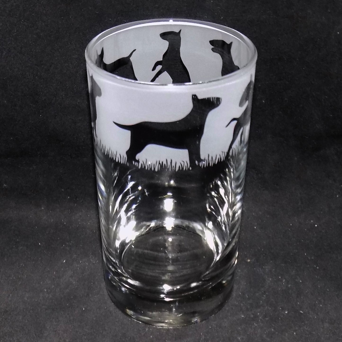 English Bull Terrier Tall Glass