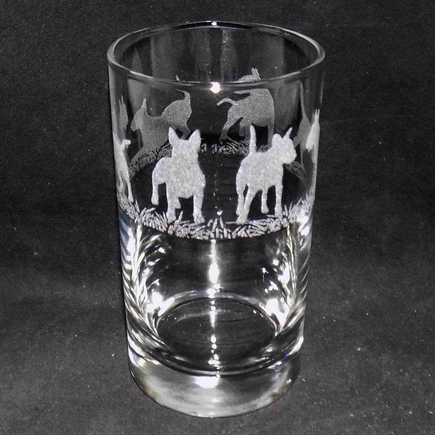 English Bull Terrier Tall Glass
