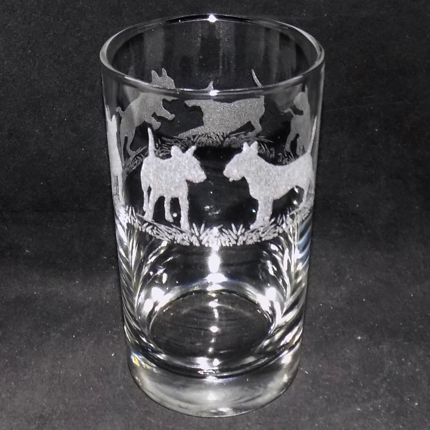 English Bull Terrier Tall Glass