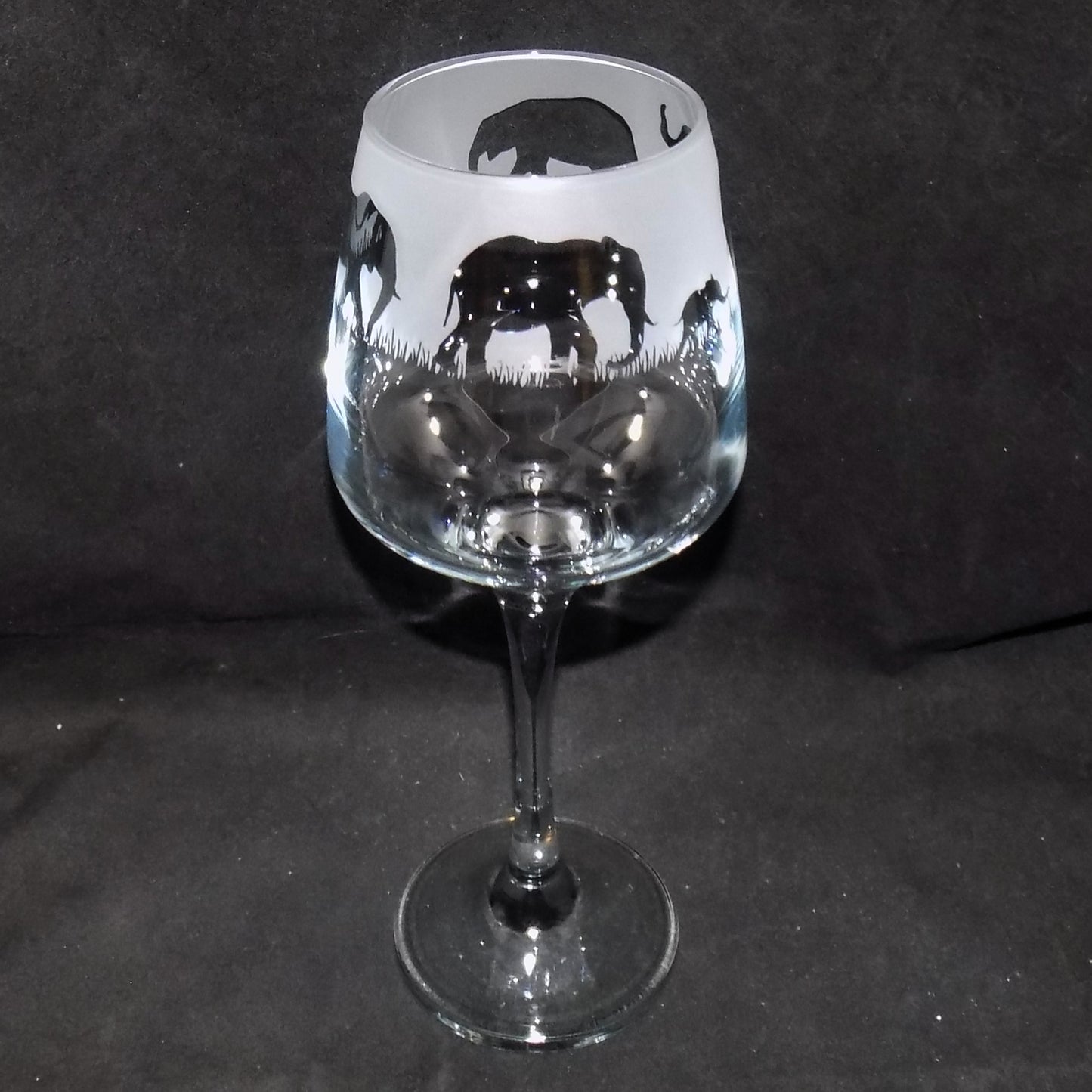 Elephant Stemmed Wine Glass