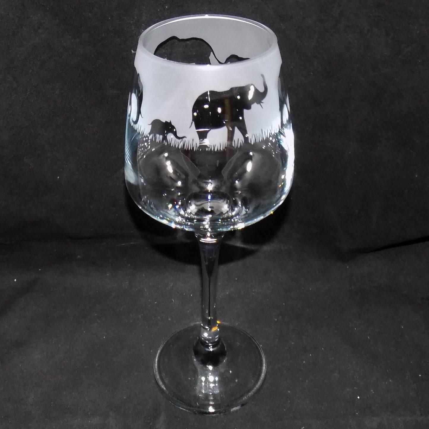 Elephant Stemmed Wine Glass