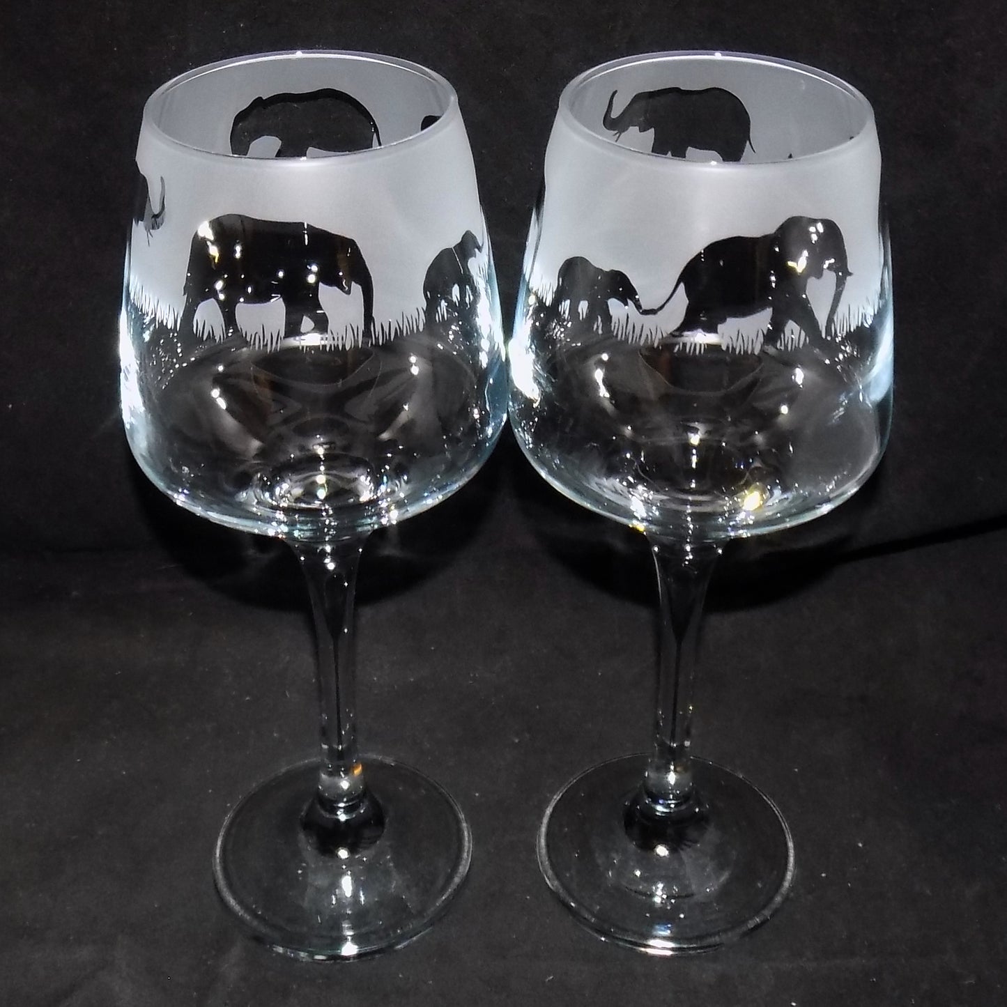 Elephant Stemmed Wine Glass