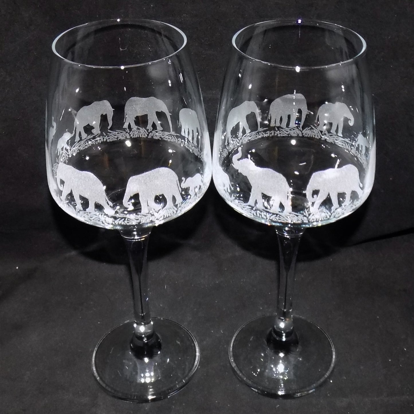 Elephant Stemmed Wine Glass