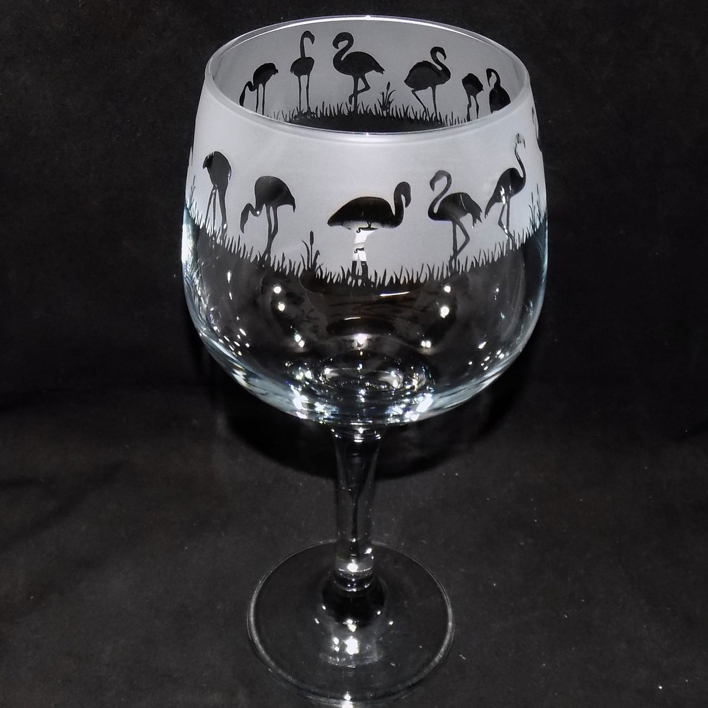 Flamingo Gin Glass