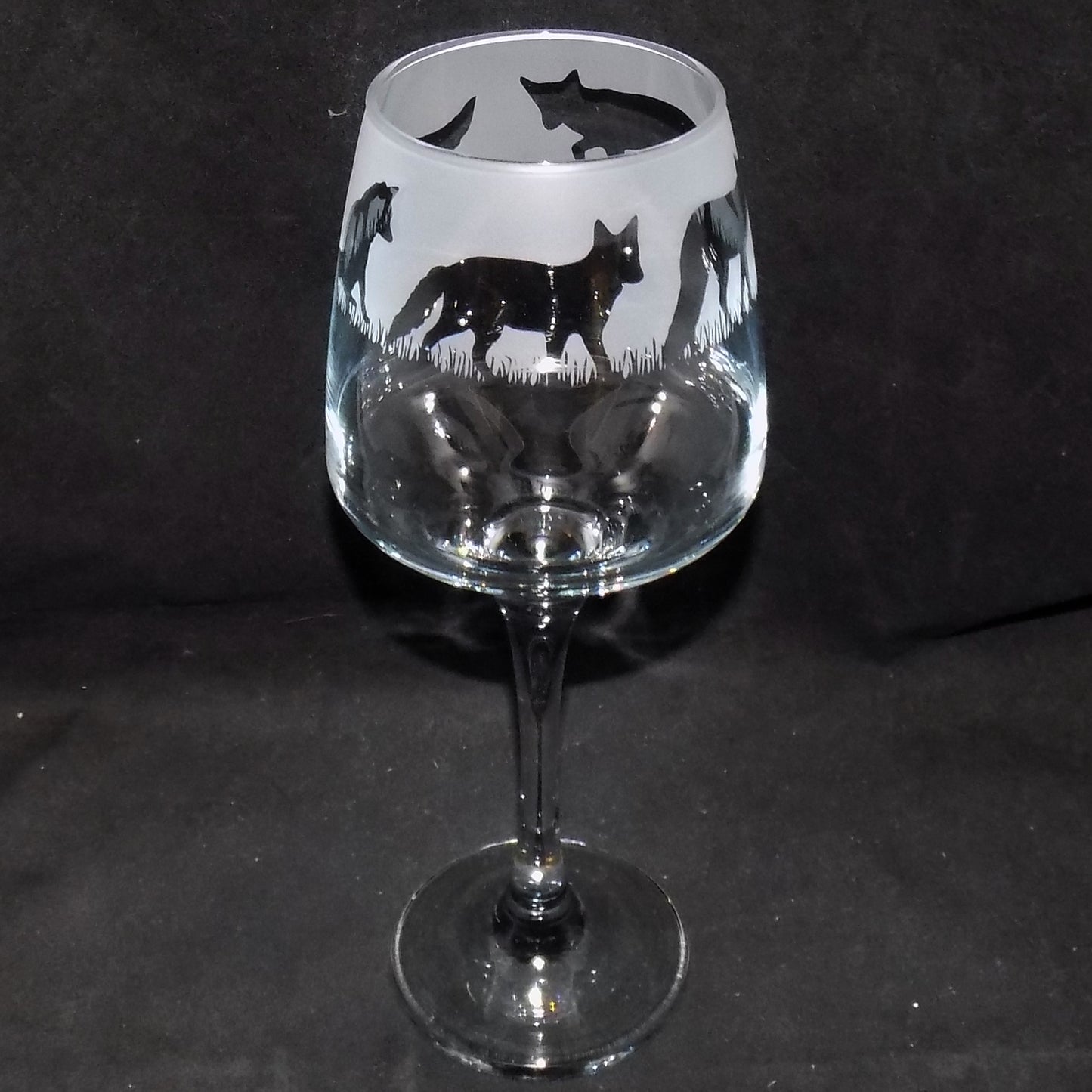 Fox Stemmed Wine Glass