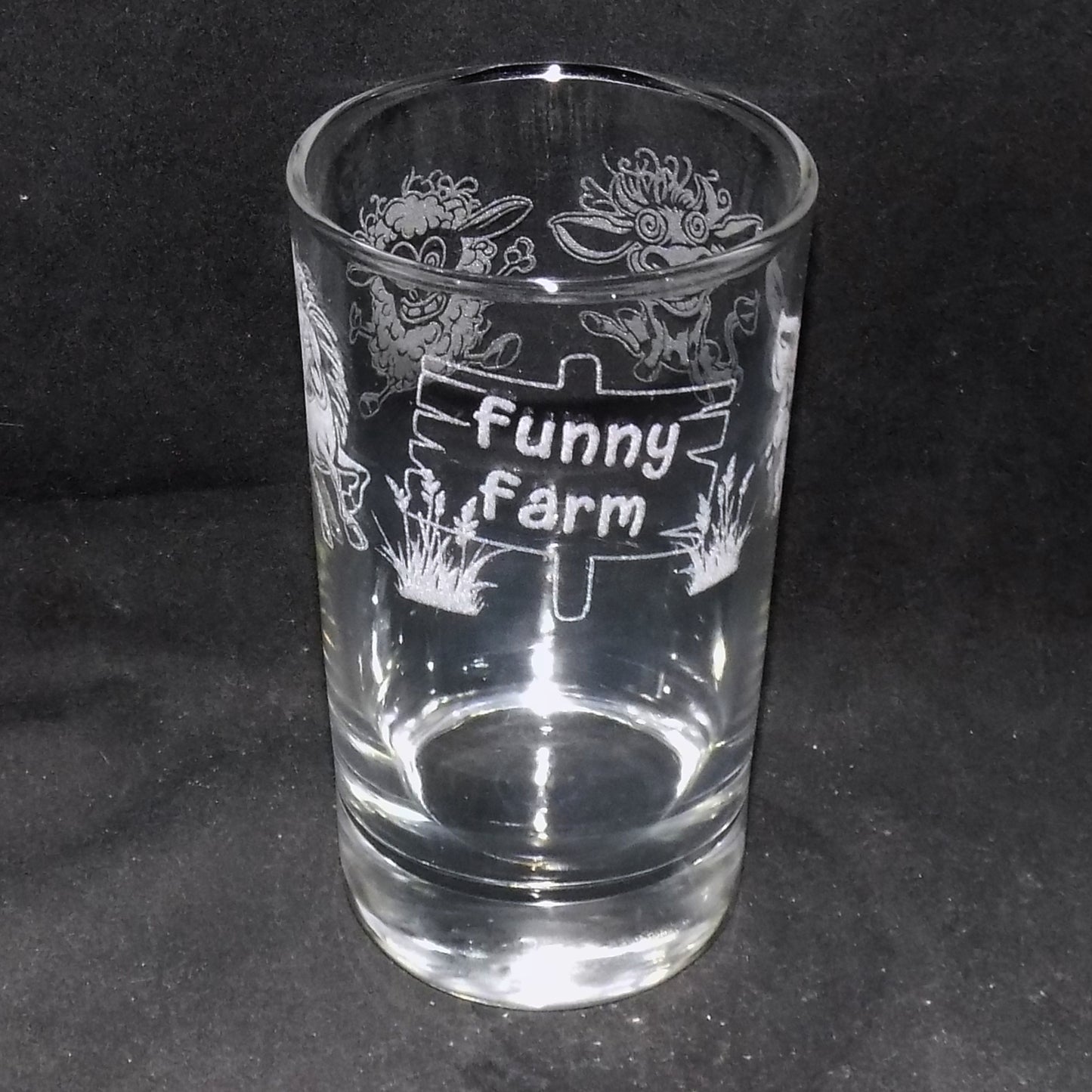 Funny Farm Tall Glass