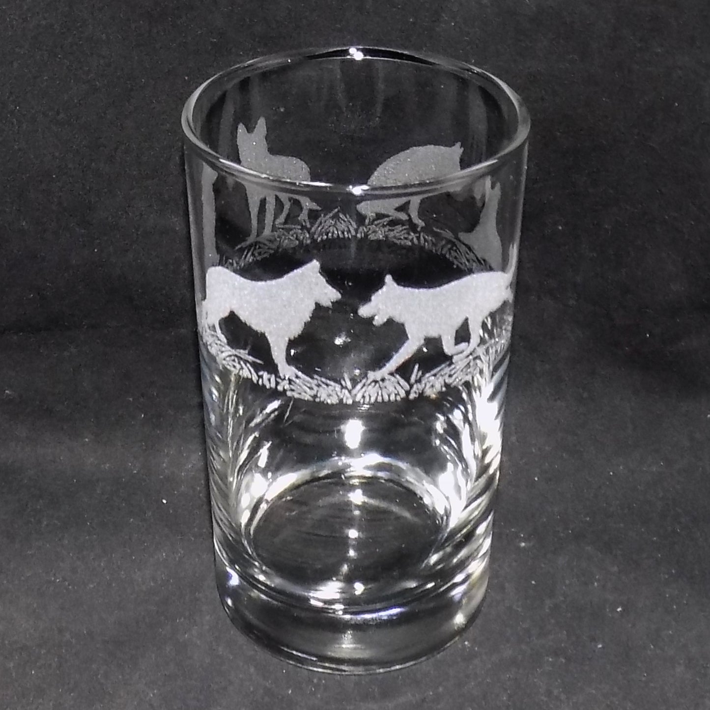 German Shepherd Tall Glass