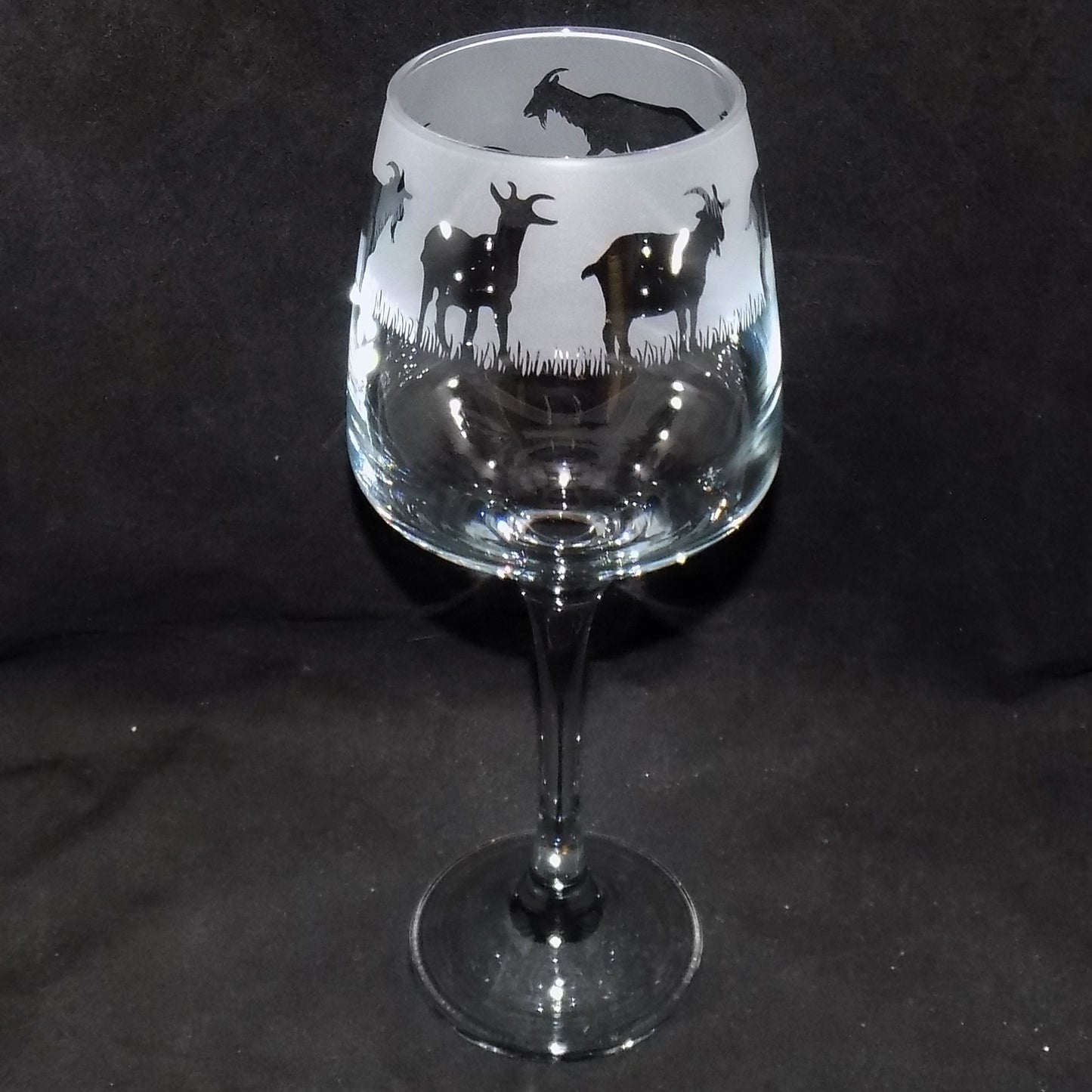 Goat Stemmed Wine Glass