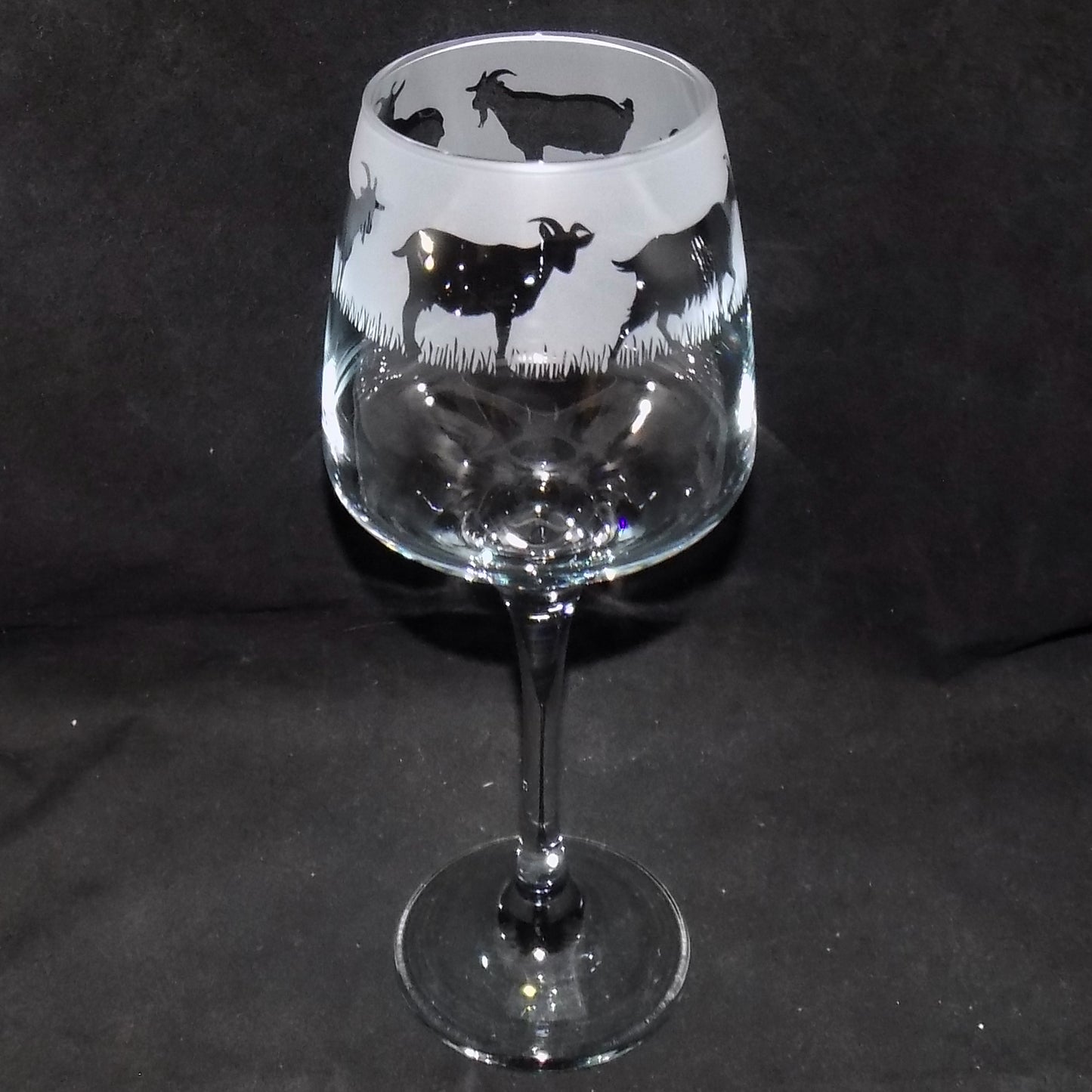 Goat Stemmed Wine Glass
