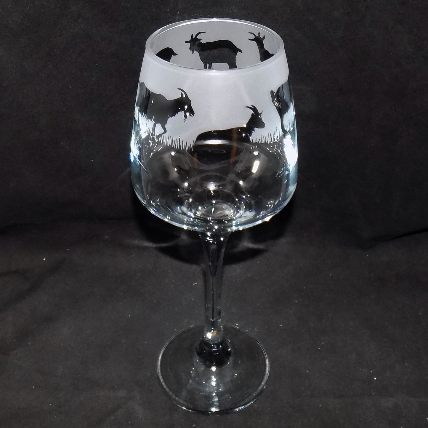 Goat Stemmed Wine Glass