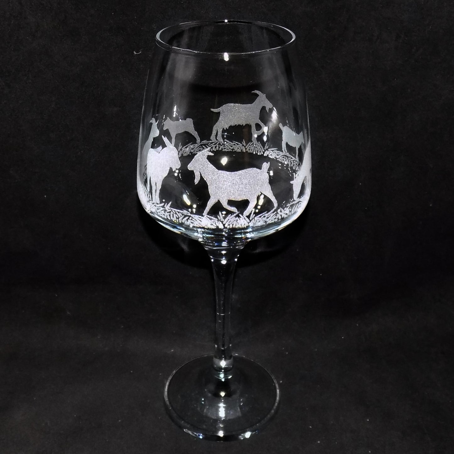 Goat Stemmed Wine Glass
