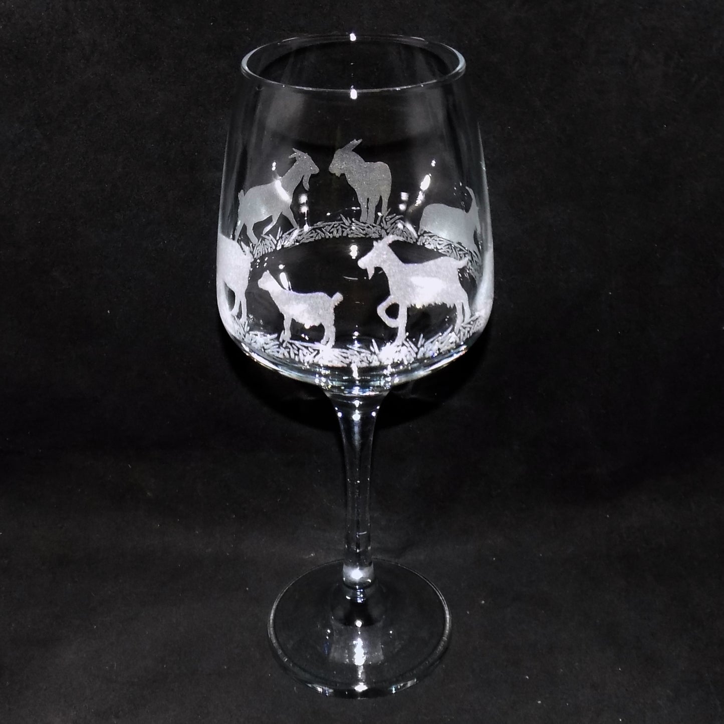 Goat Stemmed Wine Glass