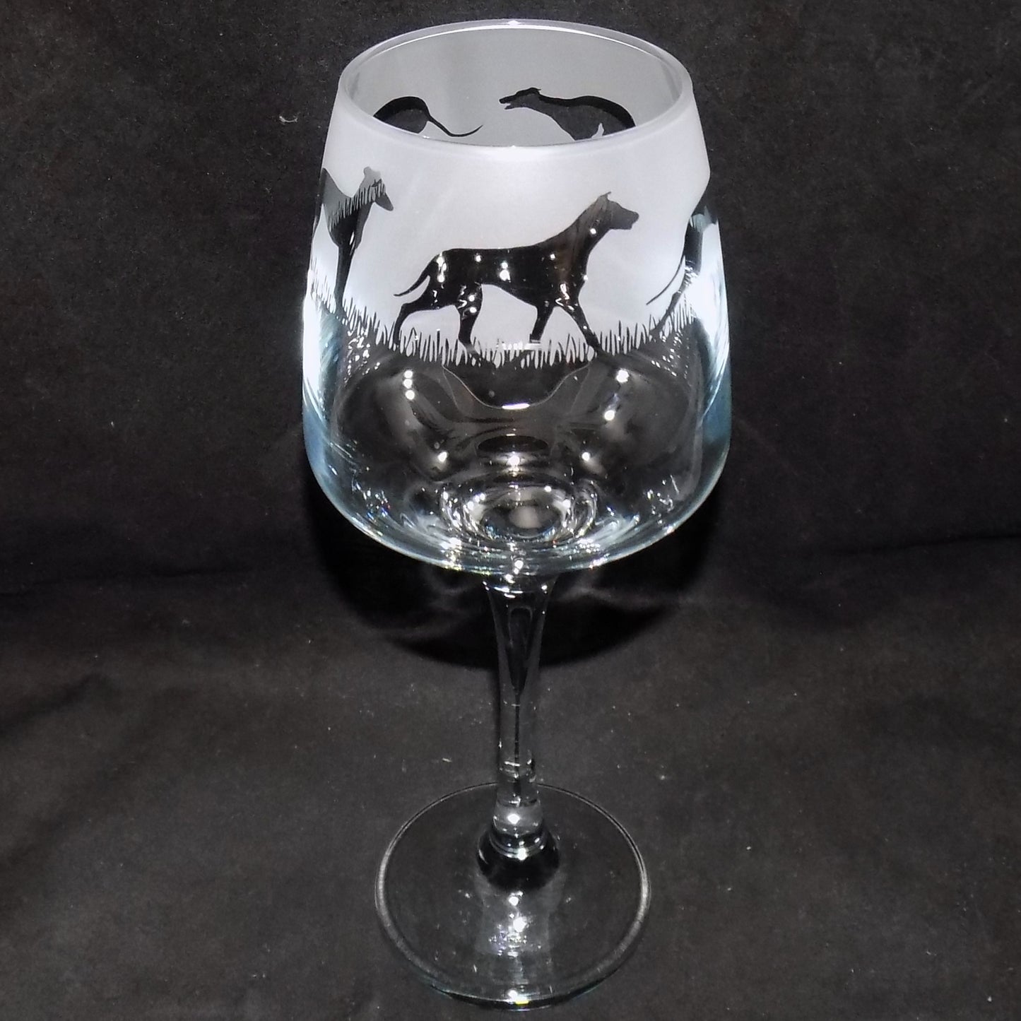 Greyhound Stemmed Wine Glass
