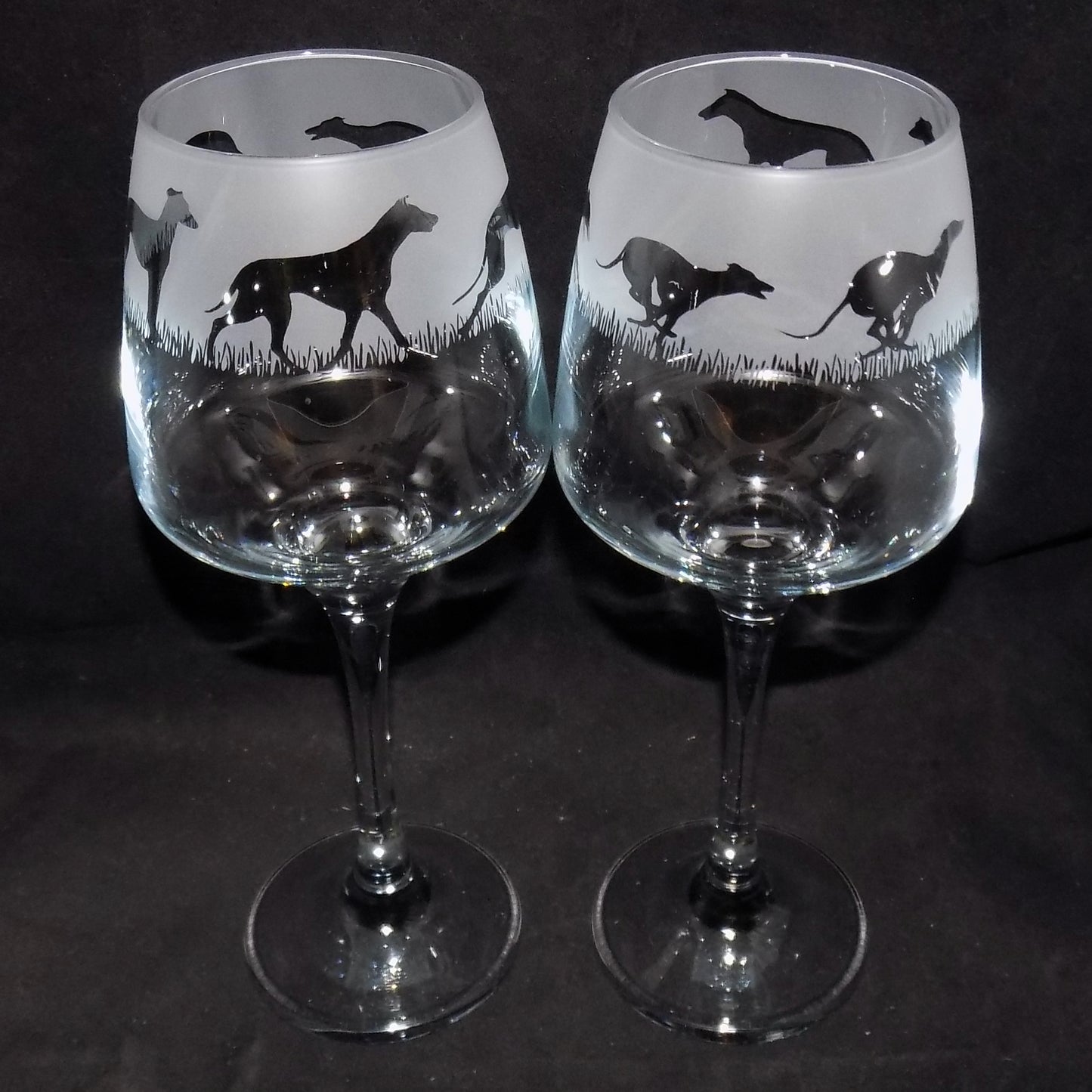 Greyhound Stemmed Wine Glass