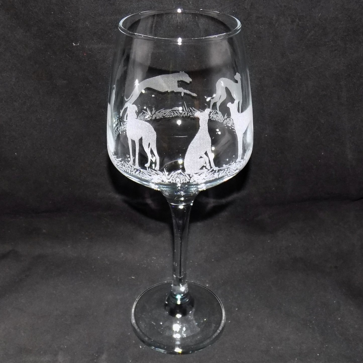 Greyhound Stemmed Wine Glass