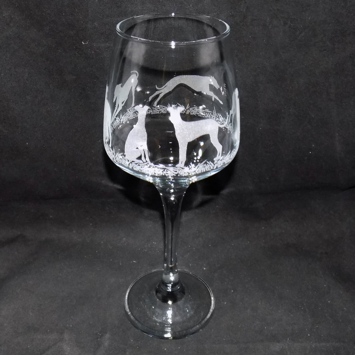 Greyhound Stemmed Wine Glass