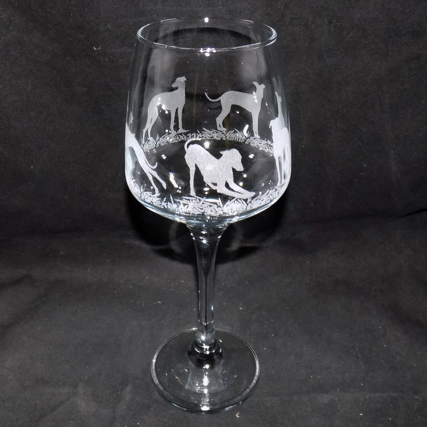 Greyhound Stemmed Wine Glass