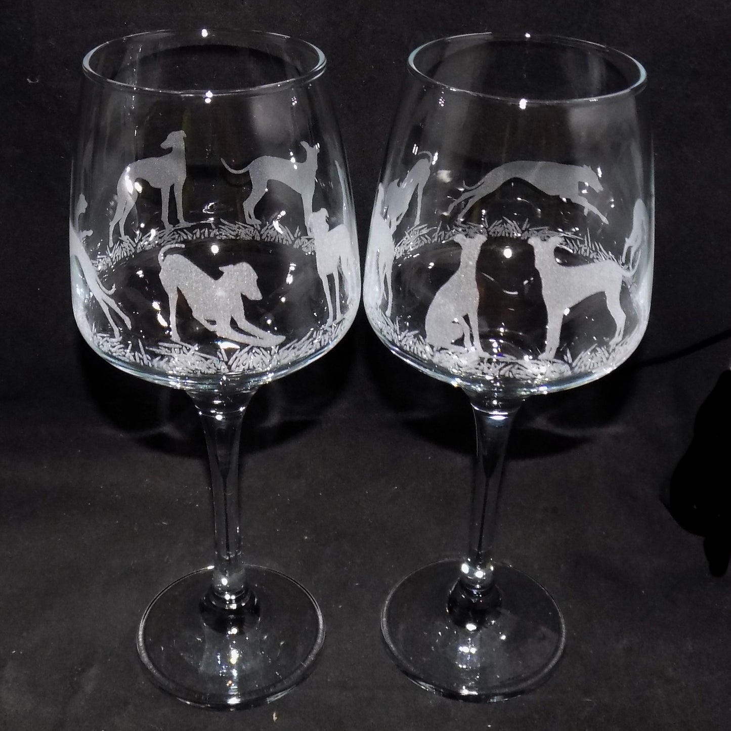 Greyhound Stemmed Wine Glass