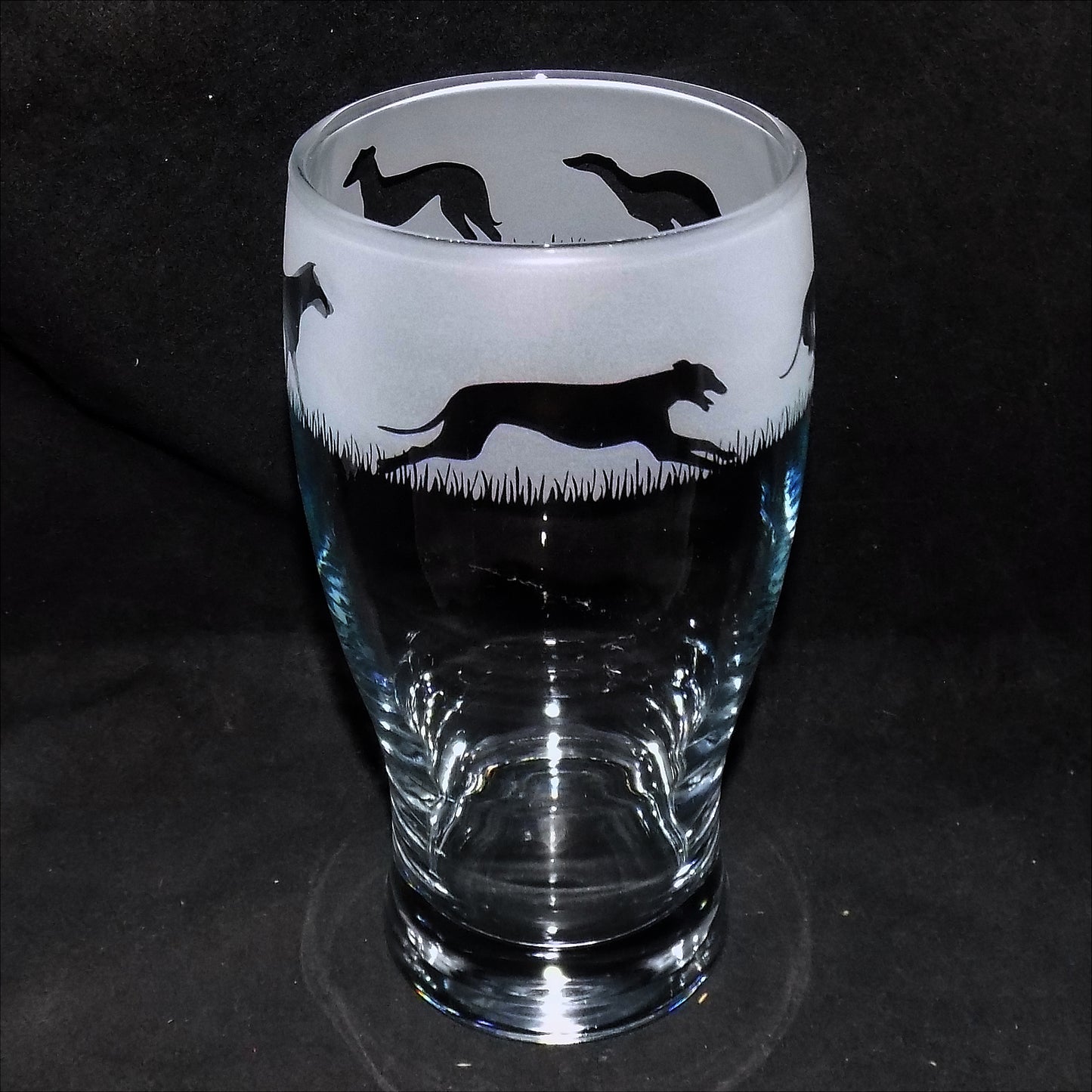 Greyhound Pint Glass