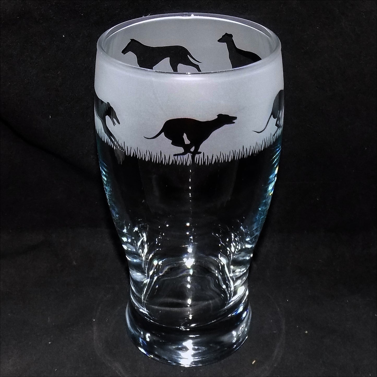 Greyhound Pint Glass