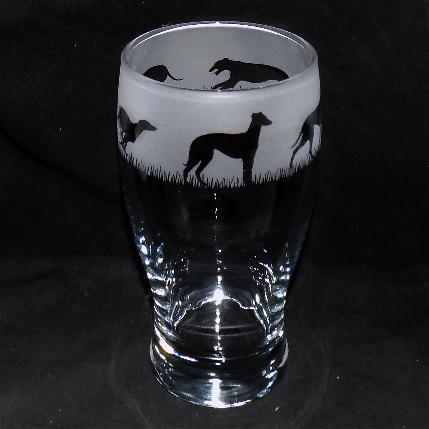 Greyhound Pint Glass