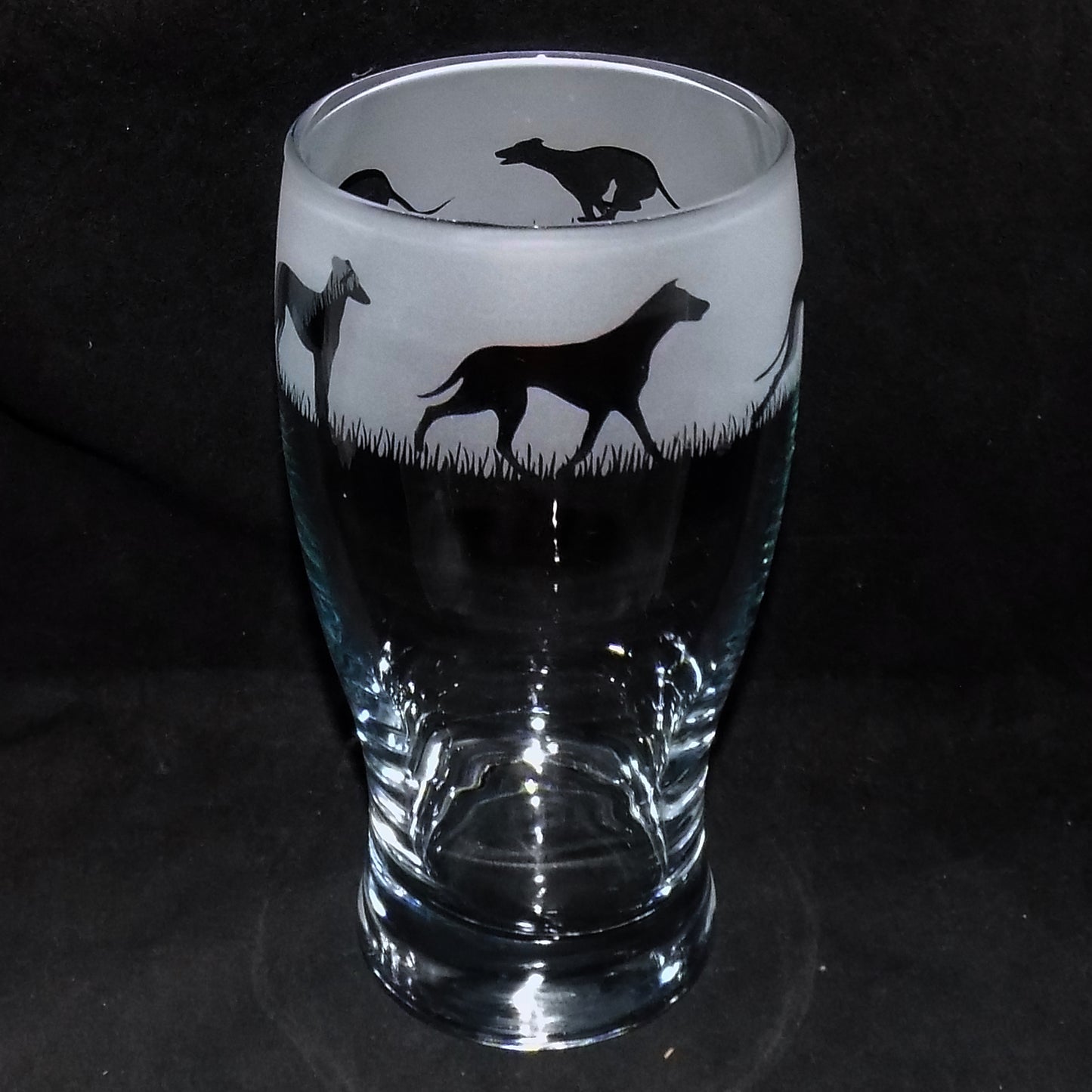 Greyhound Pint Glass