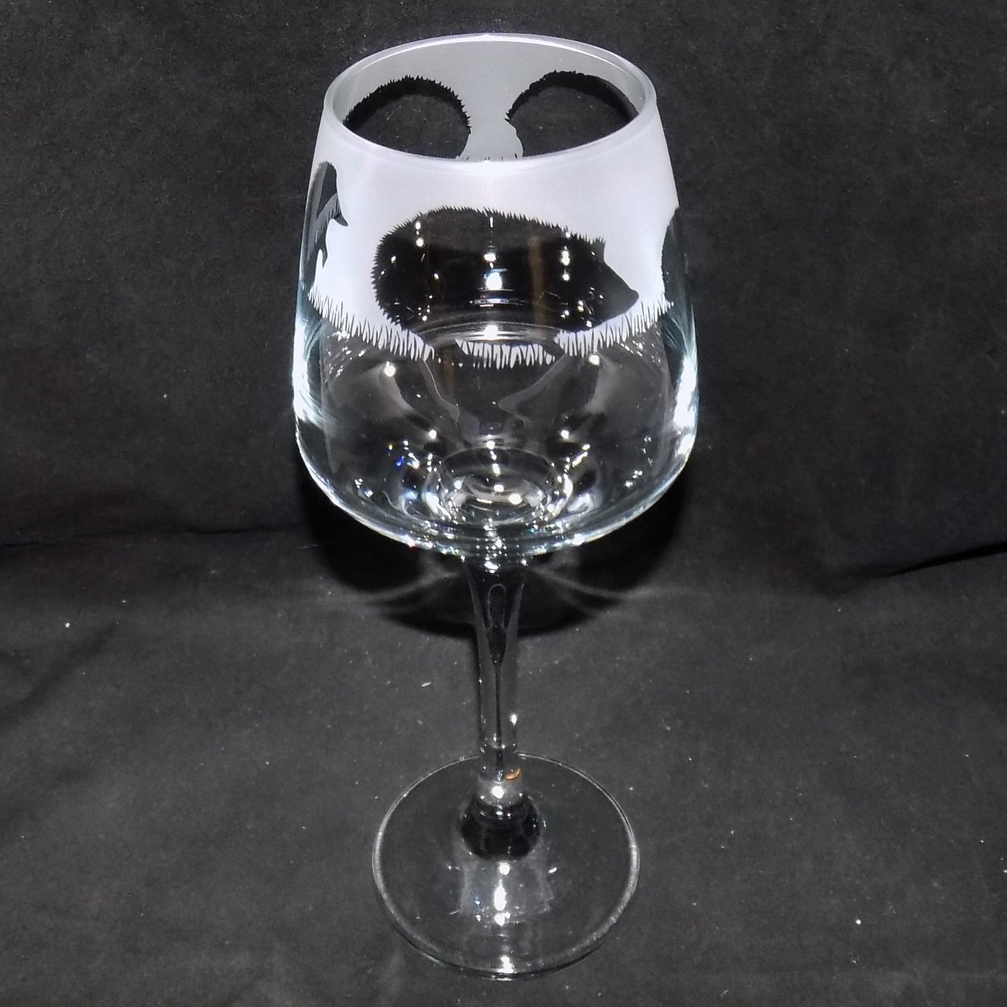 Hedgehog Stemmed Wine Glass
