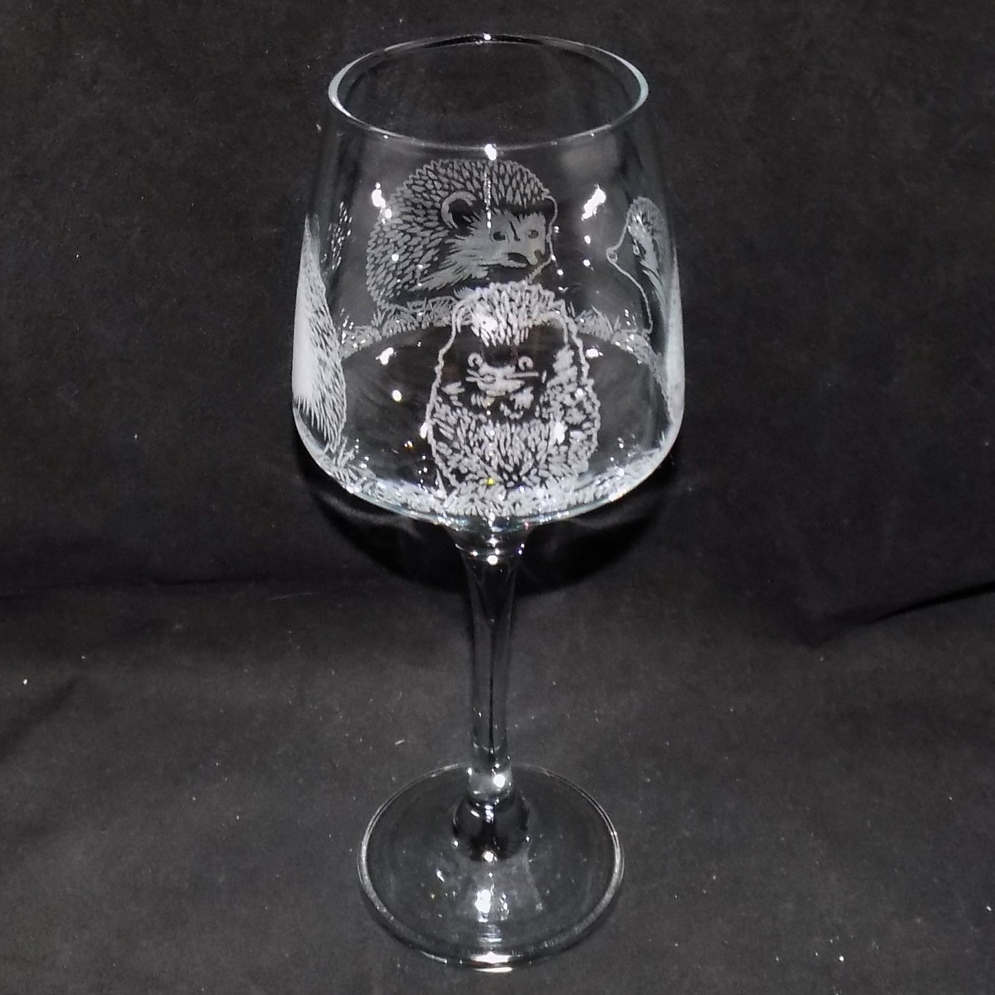 Hedgehog Stemmed Wine Glass