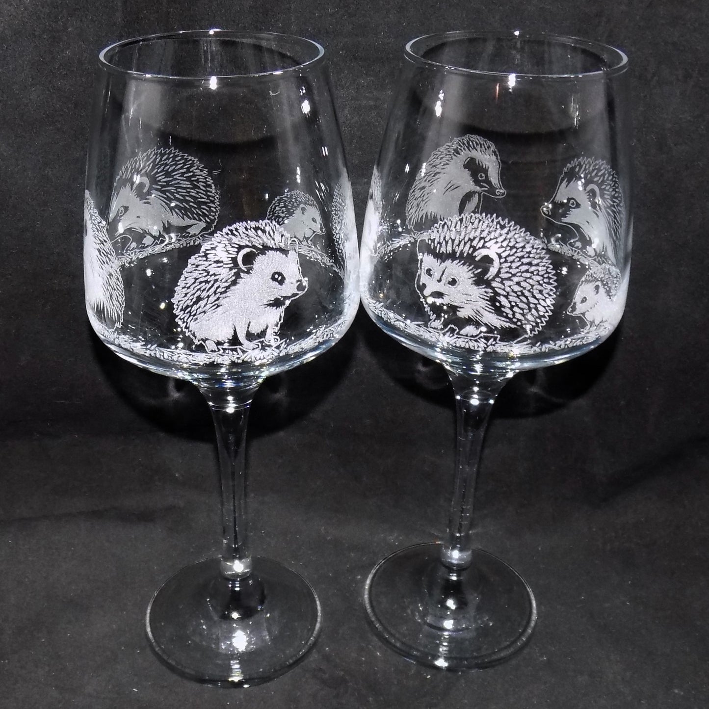 Hedgehog Stemmed Wine Glass