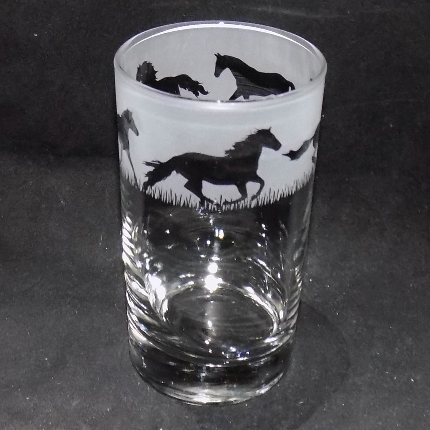Horse Tall Glass
