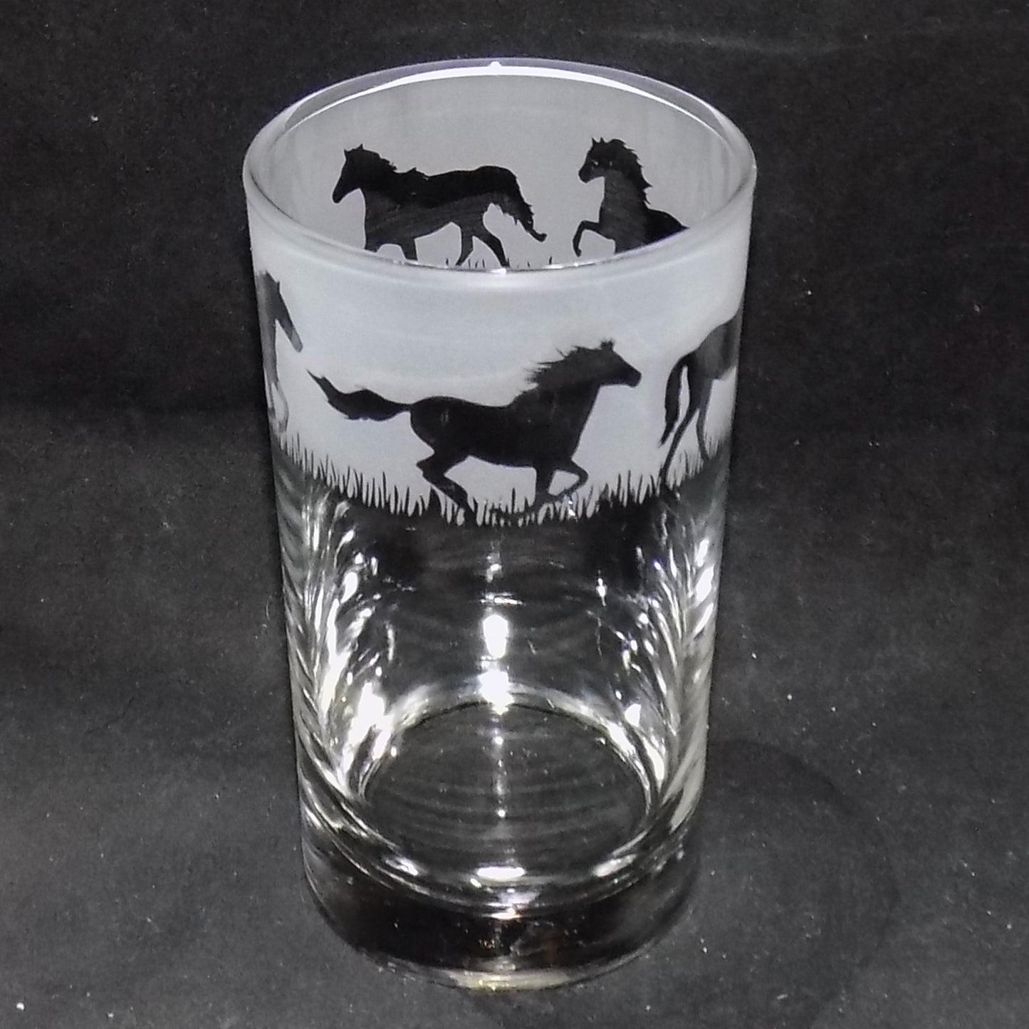 Horse Tall Glass