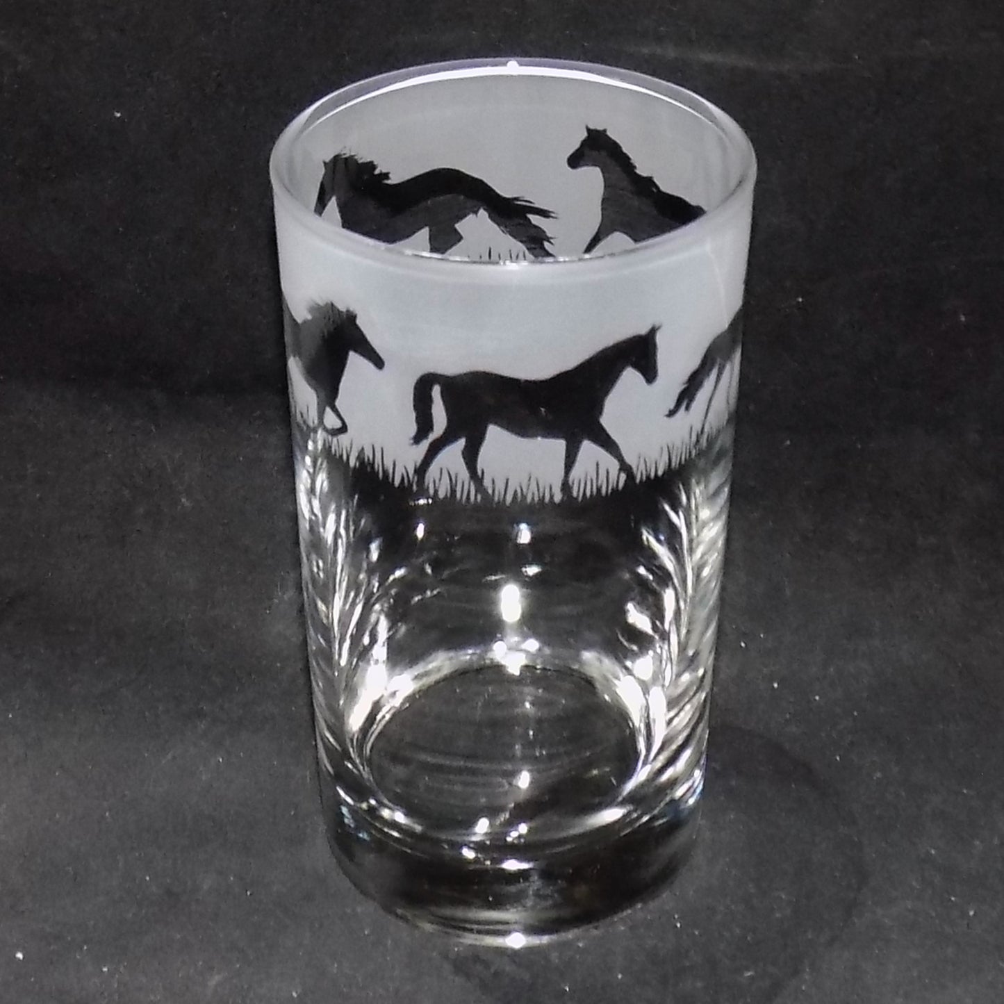 Horse Tall Glass