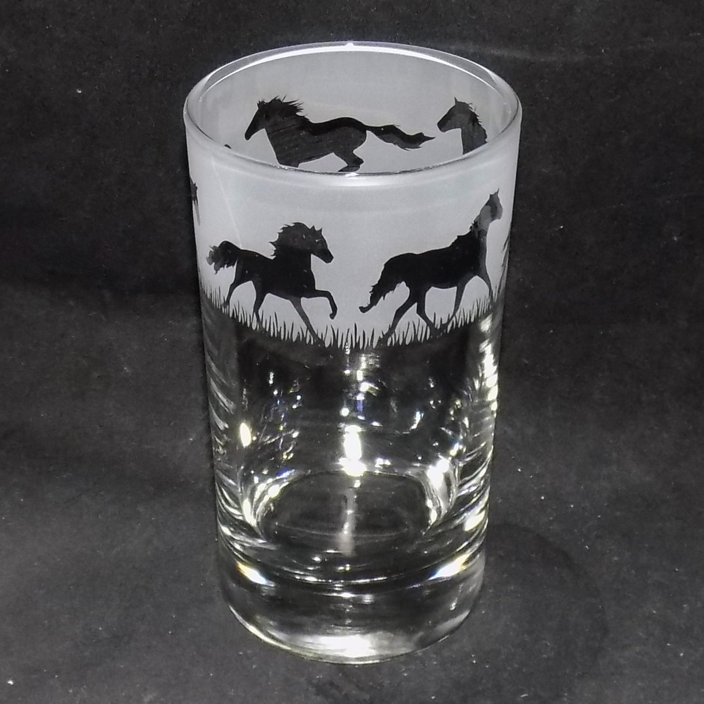 Horse Tall Glass