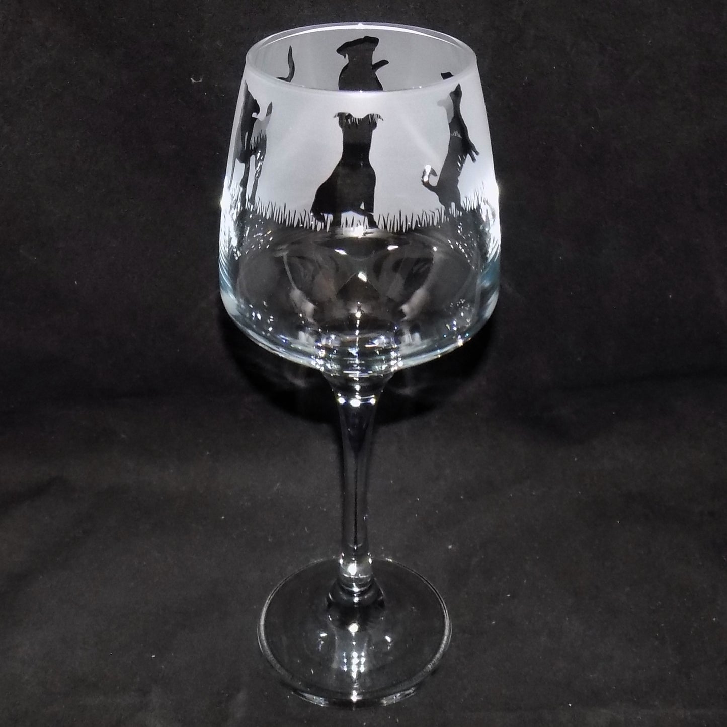 Jack Russell Stemmed Wine Glass