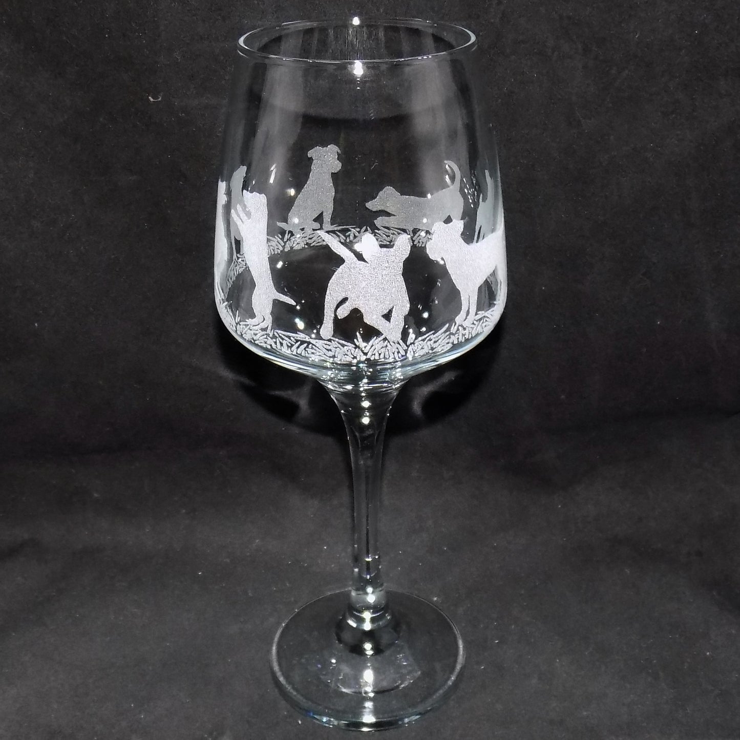 Jack Russel Stemmed Wine Glass