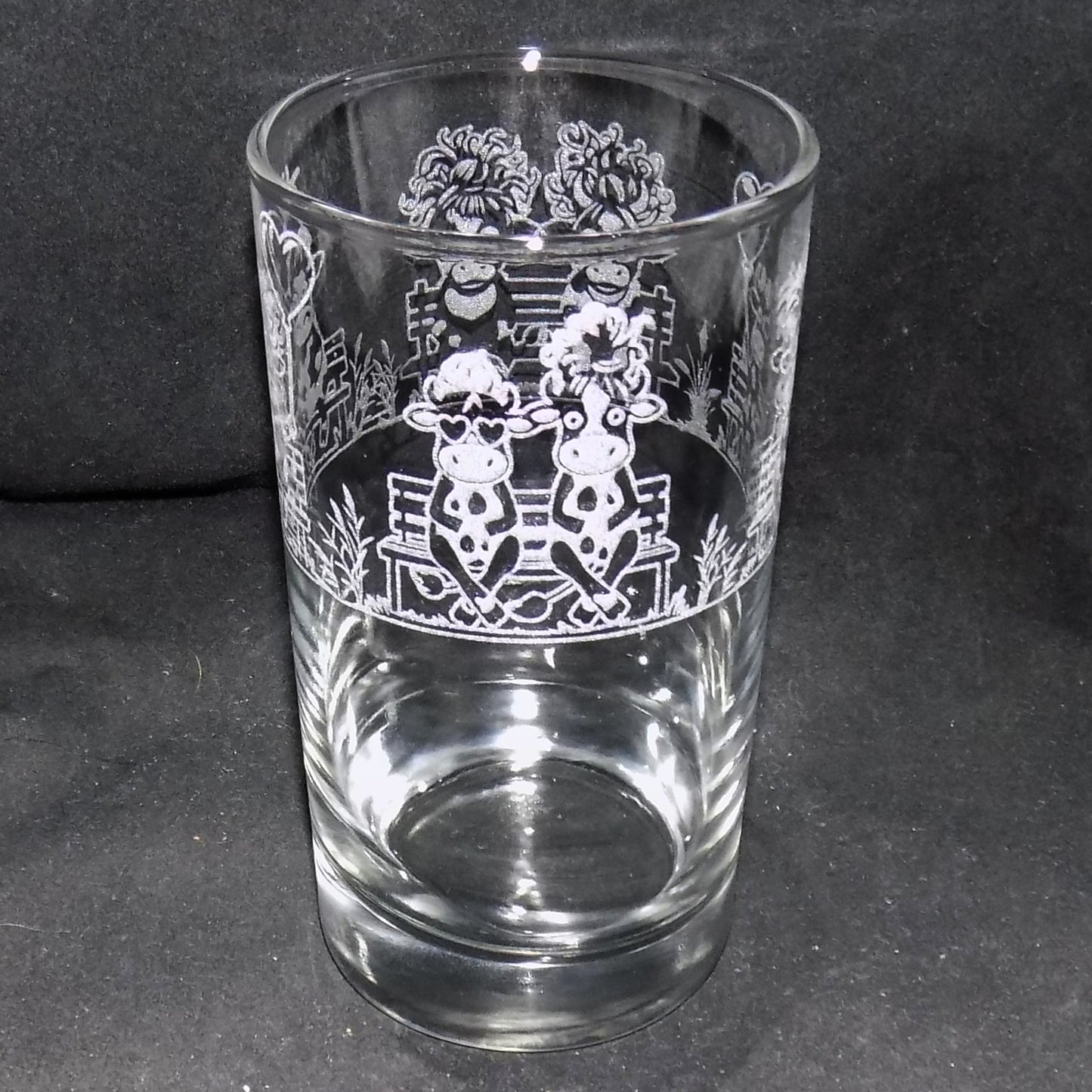 Crazy Cow Tall Glass