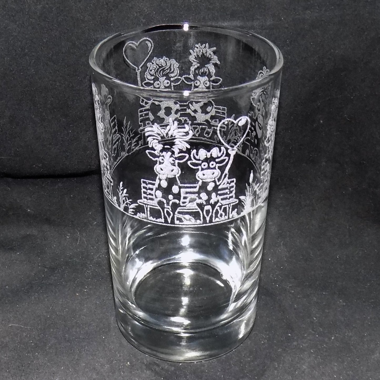 Crazy Cow Tall Glass