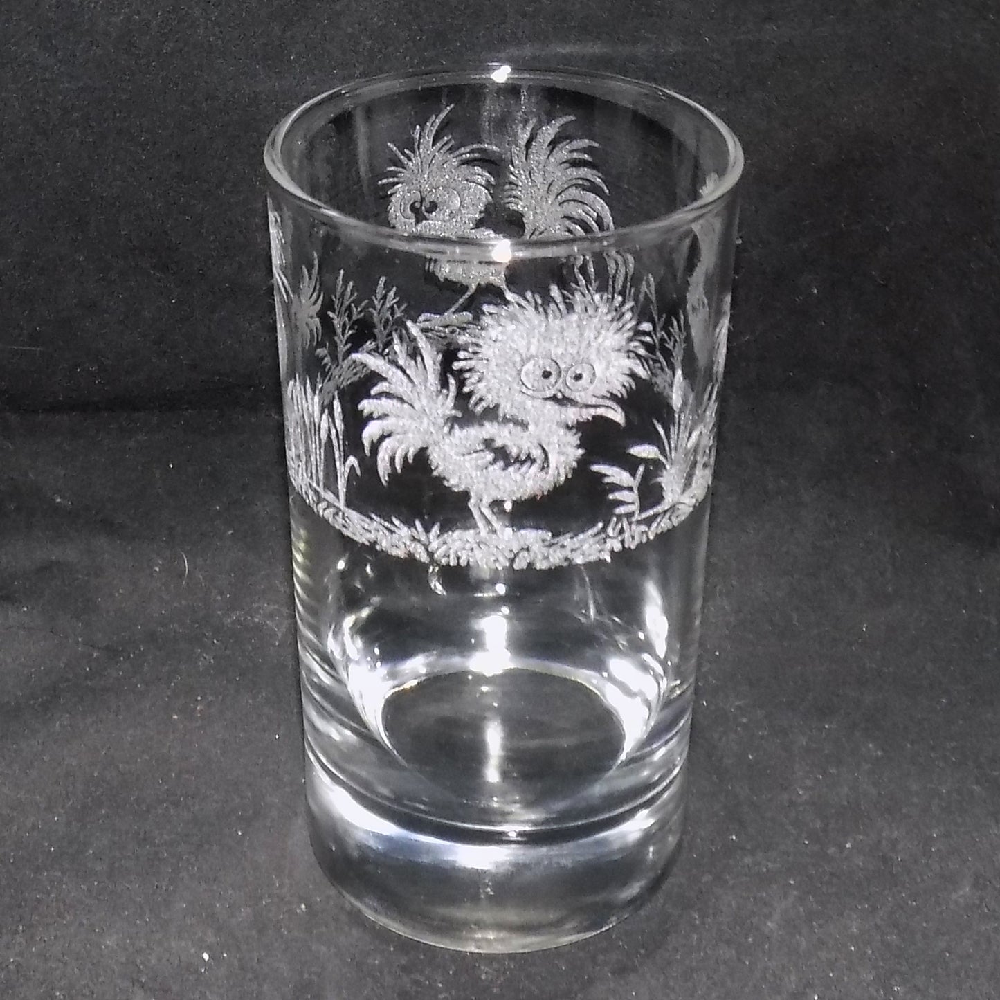Funky Bird Tall Glass