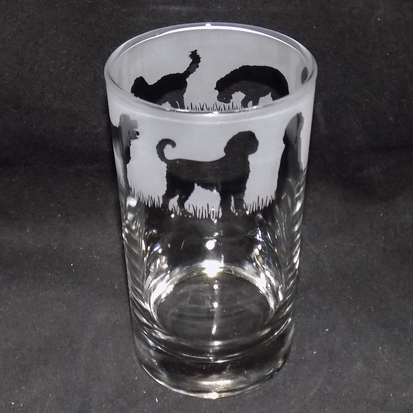Labradoodle Tall Glass